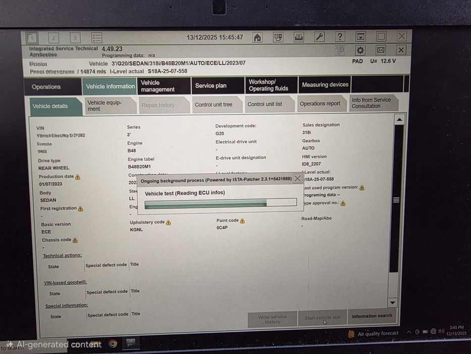 Diagnoză/Tester BMW ISTA ESYS ICOM cu laptop  DELL E5470