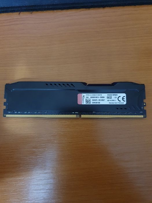 HyperX fury ddr4-2400mhz cl15 1x8gb