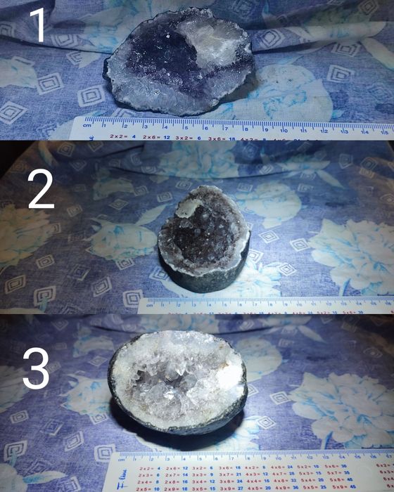 Кристали парчета Геода за подарък или колекция