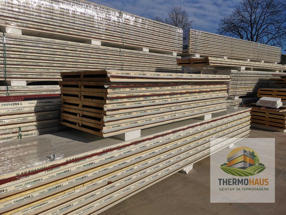Сандвич панели, на склад, покривни, стенни, ThermoHaus - център за термопанели