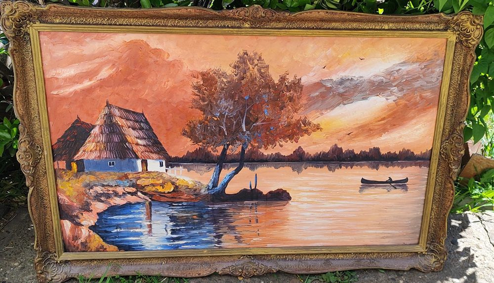 Tablou pictură în ulei.