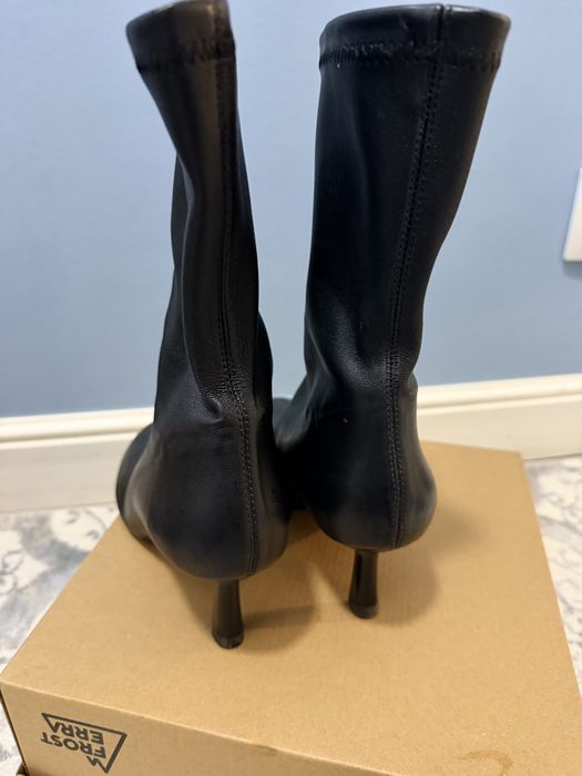 Ботильоны Zara кожаные