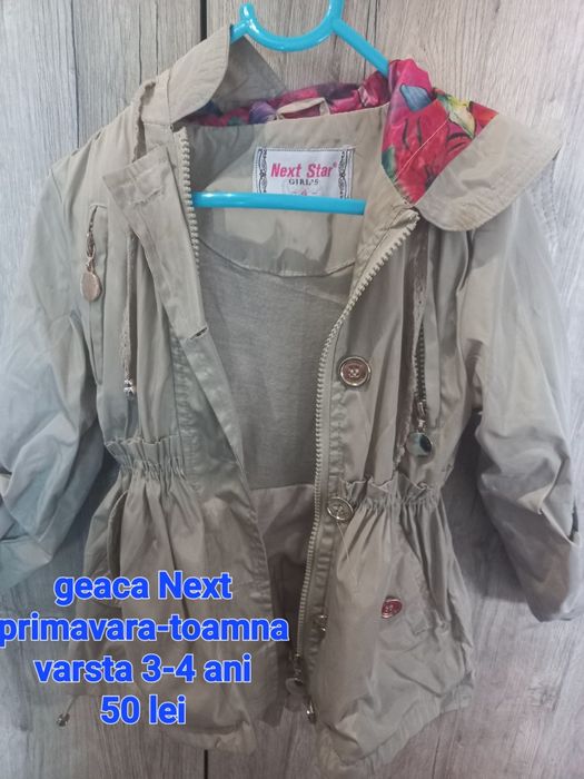 Geaca pentru fetite
