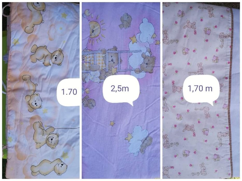 Set protecții și lenjerie pătuț