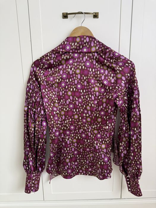 Стильная рубашка рукава фонарик