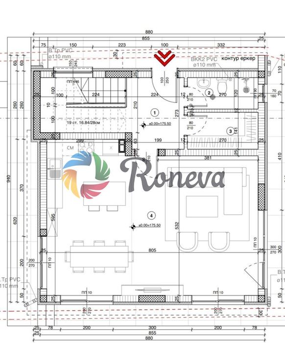 Нова Къща в Варна-м-т Траката площ 230 кв.м. цена 466000