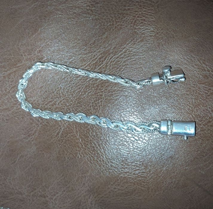 Мужской серебряный браслет