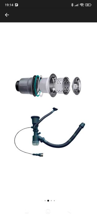 Chiuvetă bucătărie multifuncțională cu LED și cascade – nouă, inox