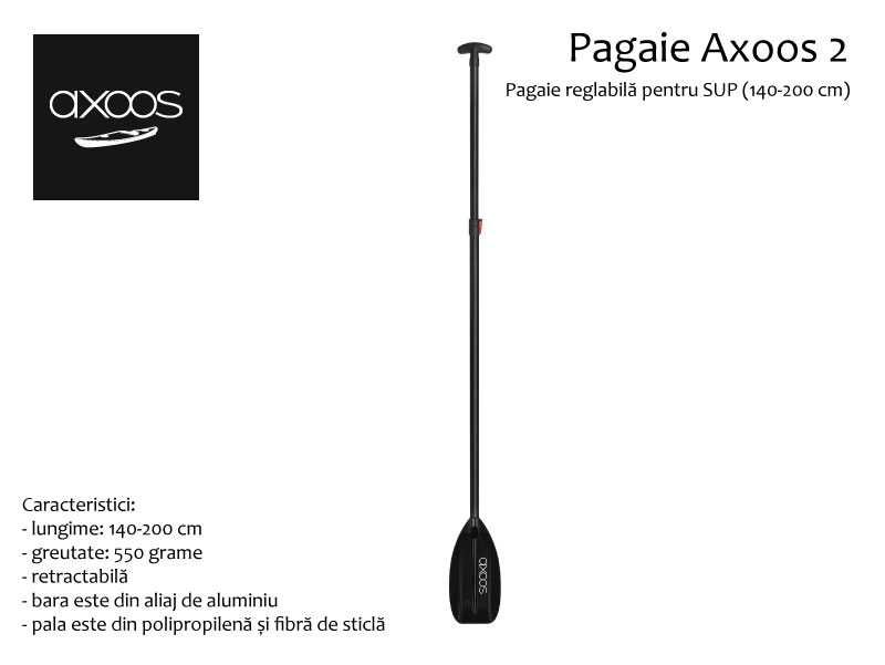 Pagaie reglabilă pentru Stand Up Paddle, (140-200 cm)