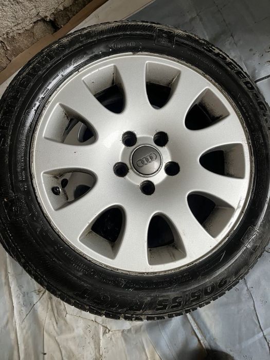 4 броя,Лети джанти 16 със зимни гуми 205/55/16