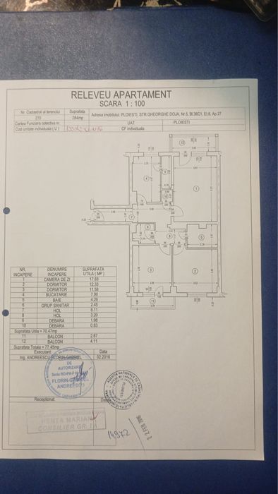 Apartament 3 camere Ploiesti central