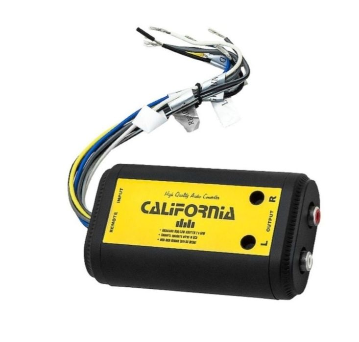 Adaptor hi to low cu remote automat convertor nivel semnale audio auto