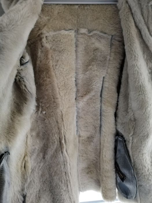 Suoer pret!Oferta!Cojoc din blana și piele naturala.