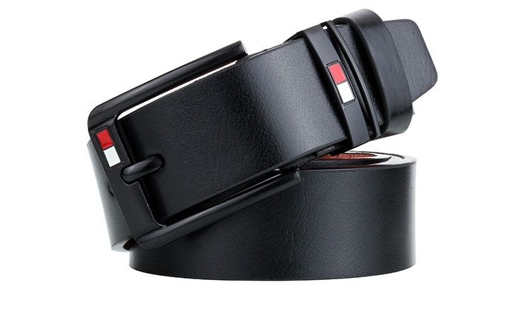 Curea Bărbați Piele Ecologica Tommy Hilfiger (120cm) Neagra