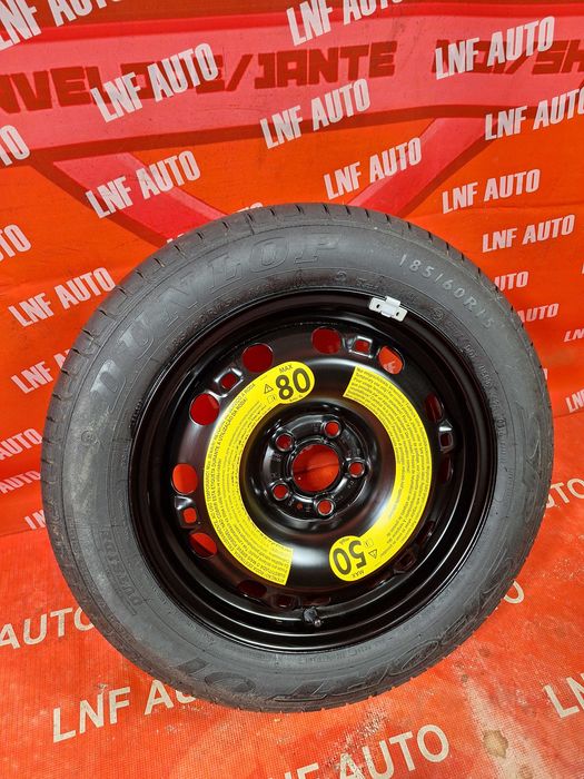 Roata Rezerva 5x100 15'' OE VW Polo Skoda Fabia Scala Rapid Seat Ibiza