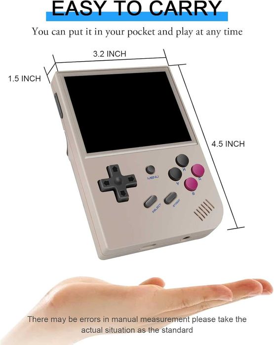 Конзолна игра ANBERNIC RG35XX, 5000+ игри, 64GB Памет, Cortex-A9, GPU