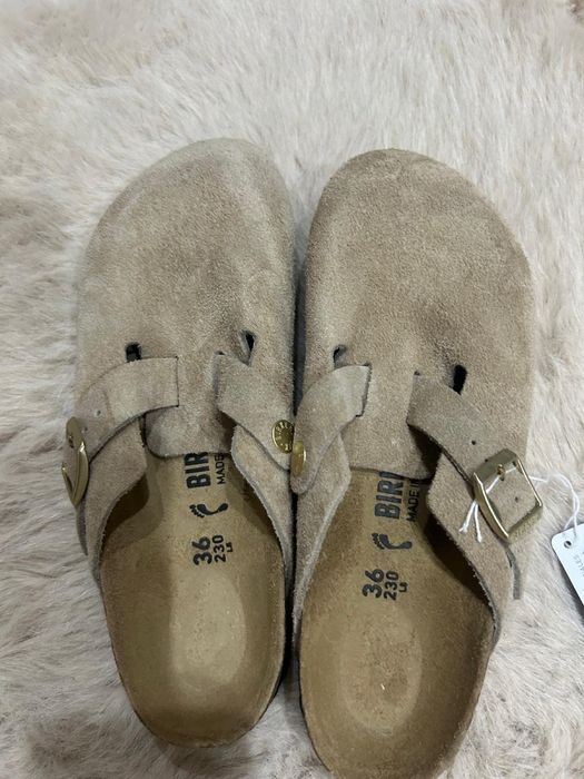 Saboţi 'Boston'BIRKENSTOCK pe Gri Taupe