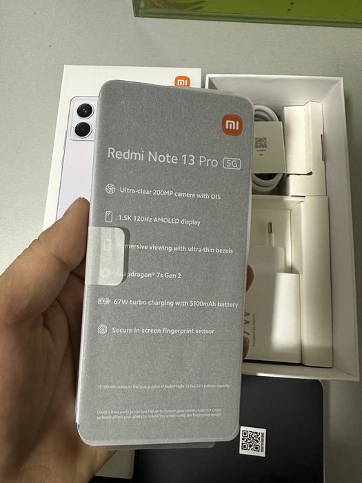 Xiaomi Redmi Note 13 Pro 5G Purple, 12Gb ram cu 12Gb intern