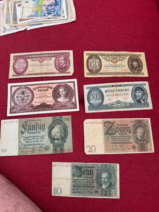 Loturi bancnote diferite tari