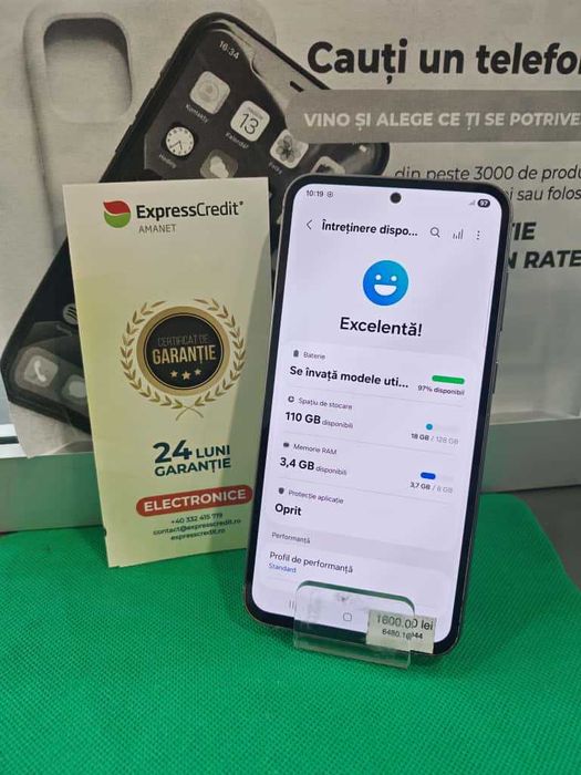 Telefon Samsung S23 FE 5G (AG44 Bc2 B:6480)-garantie 2 ani!