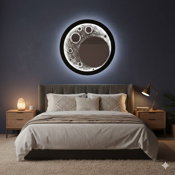 Dekorativ Moonlight devor chirog‘i 70 sm –  zamonaviy interyer uchun