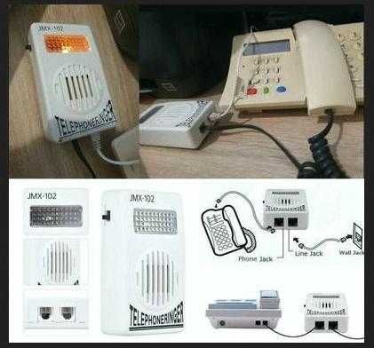 95dB Мигаща Аларма Усилвател Звук Стационарен Телефон Лош Слух Глухота