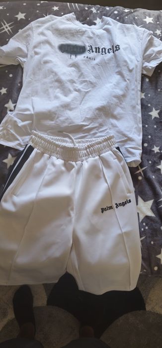 Set Palm Angles tricou+pantaloni scurti