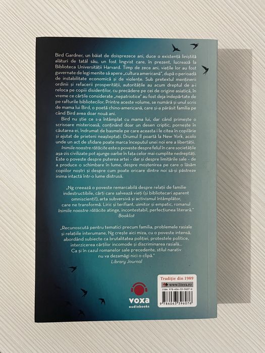 Cartea”inimile noastre ratacite “ de Celeste Ng