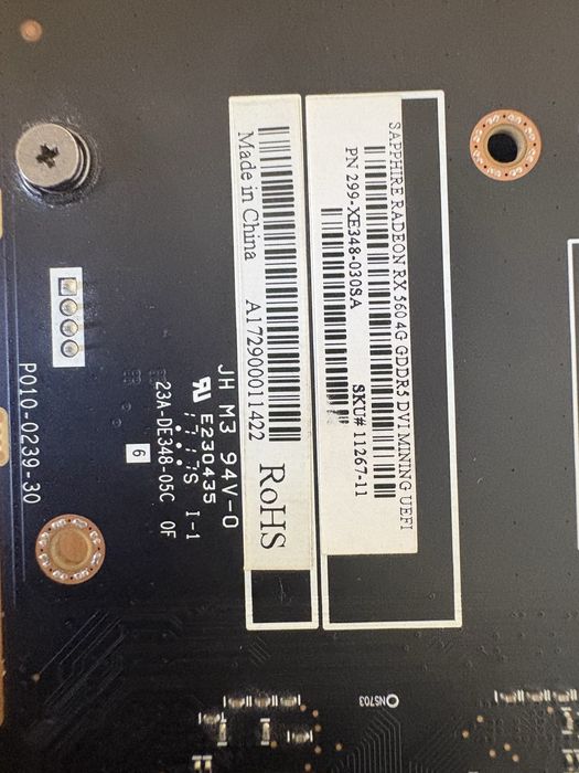 Видео карта Rx 560(само dvi)