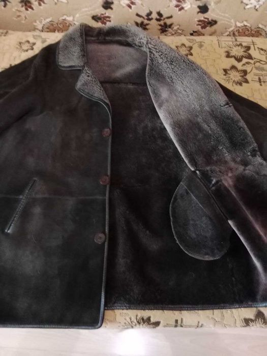 Мужская дублёнка Lucсia (Турция), натуральная овчина, размер XXXL.