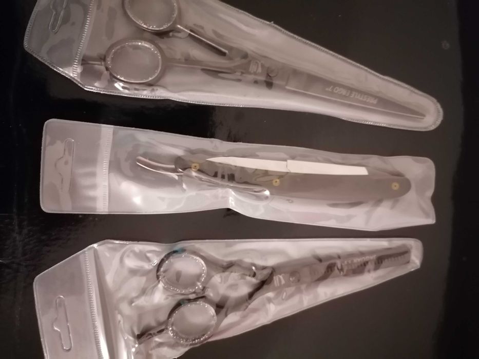 Set Foarfeci profesionale jaguar tuns filat brici 7