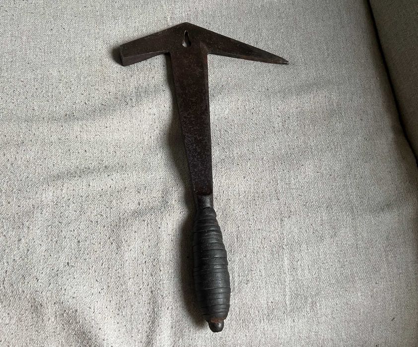 Ciocan pentru ardezie foarte vechi - maner din piele