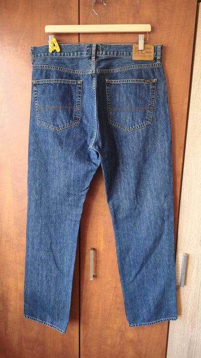 blugi polo jeans,	talie 36,	lungime 33,	fermoar,	indigo blue