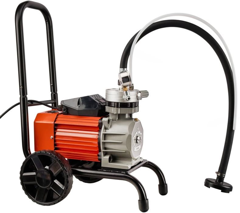 Pachet Pompă de zugrăvit airless electrică cu membrană 3.5KW, 15L/min KD2178 + Furtun pentru pistol de vopsit 30 m, 228 bar MAXROM XD2174