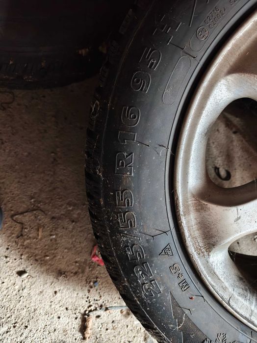 cauciucuri iarna 225/55/16 +jante mercedes e class