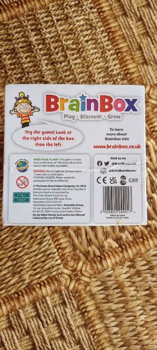 BrainBox Светът Забавна и образователна игра с карти |