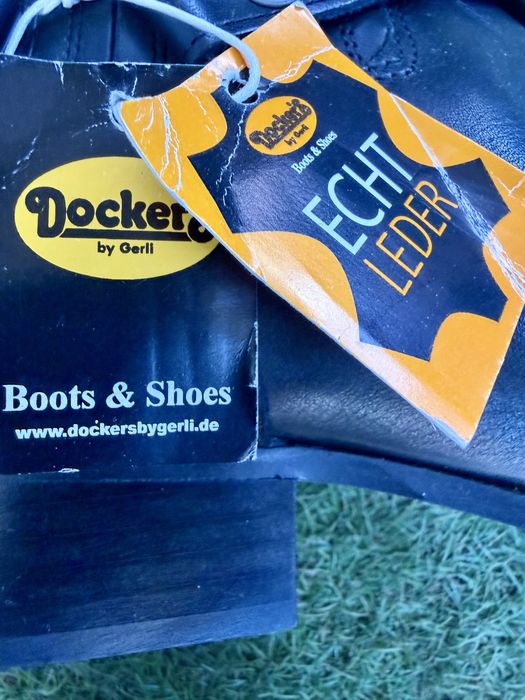 Рокерски каубойски боти Dockers от естествена кожа