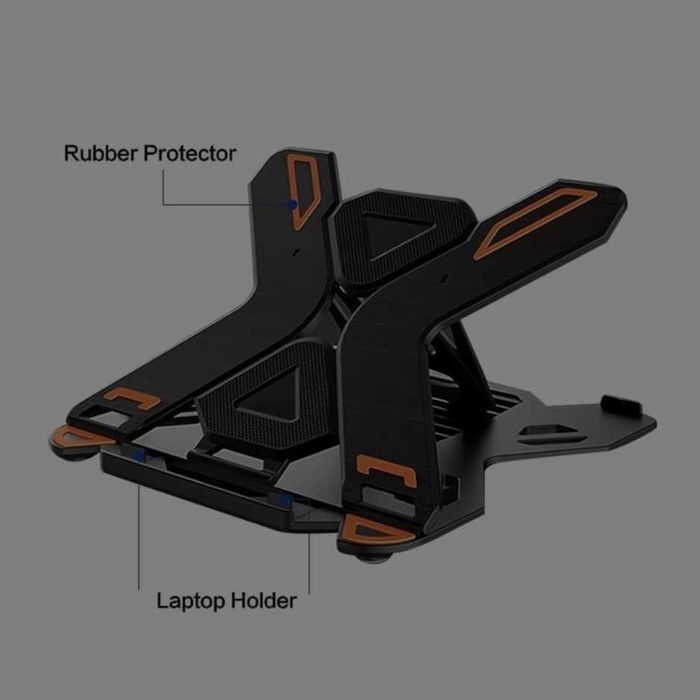 Стойка за лаптоп, въртяща се, 360 градуса, регулируема - 8 степени