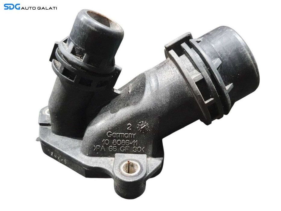 Flansa Lichid Racire Motor Termostat Apa BMW Seria 1 E81 E82 E87 E88 2.0 Diesel 2004 - 2011 Cod 108086 7800048 [N3814]