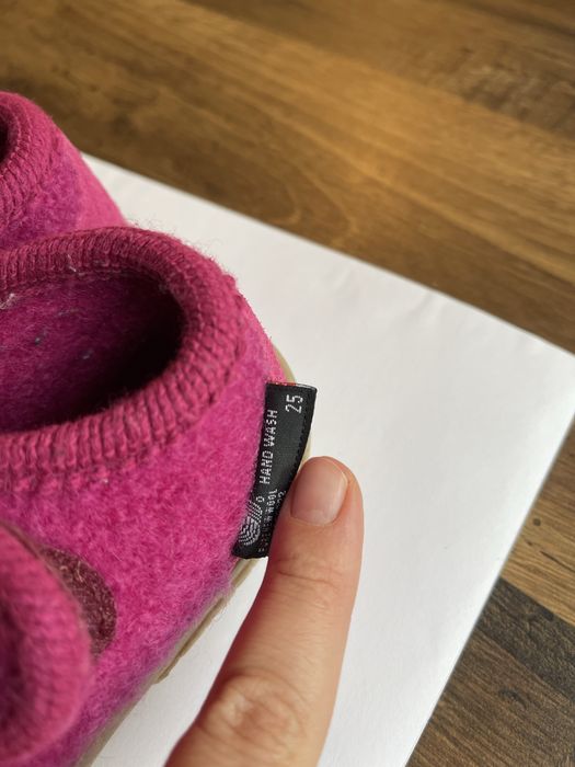 Botosei gradinita Halfinger lana si piele intoarsa marime 25