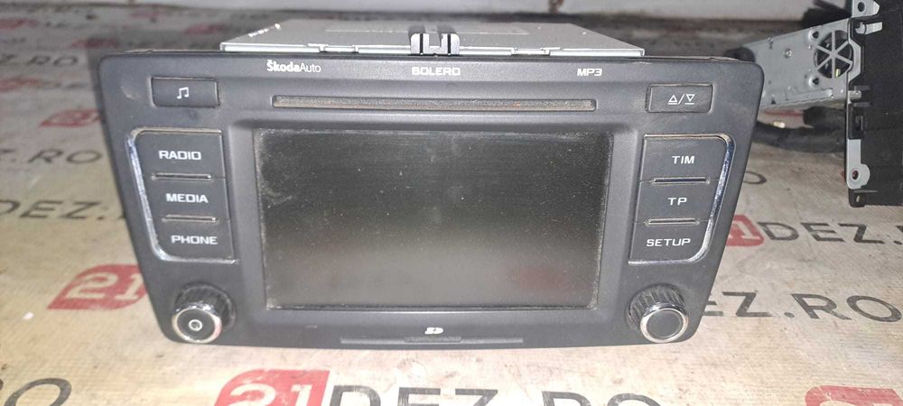 Cd Player / RCD 510 , Bolero Skoda octavia 2 Blaupunkt cod: 1z0035156F