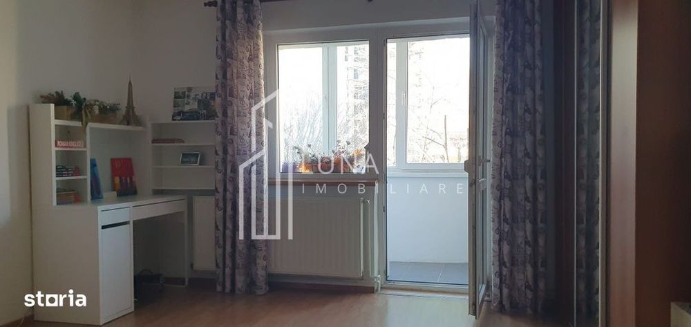 Apartament 1 camera de inchiriat 45 mp, confort 1 , zona Racadau