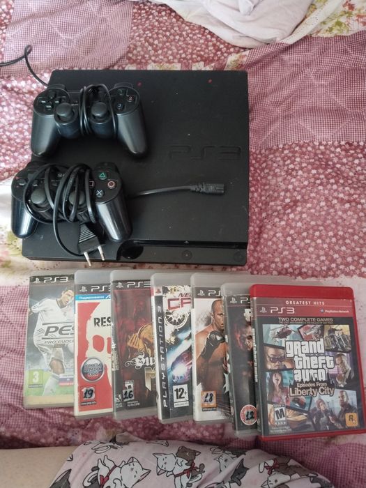 Продам приставку PS 3 с дисками
