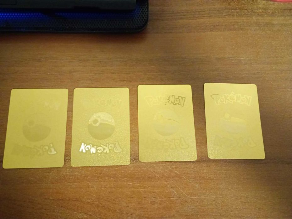 Pokémon Gold Foil cards