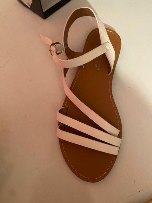 Sandale albe  reverse