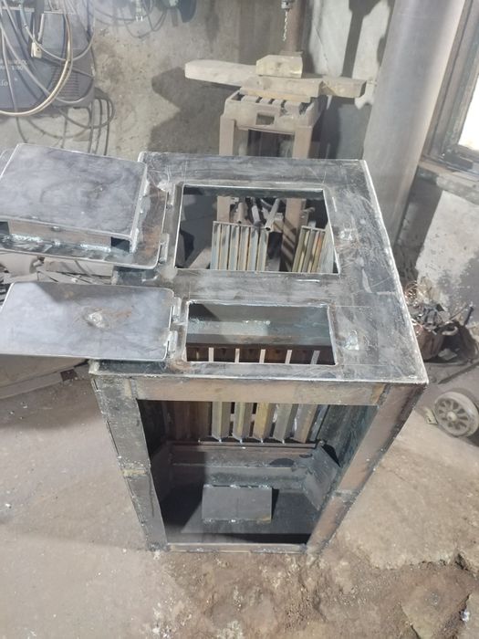 Печь котёл для дома.