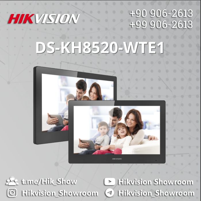 Hikvision domofoni uchun sensor monitor DS-KH6351-WTE1
