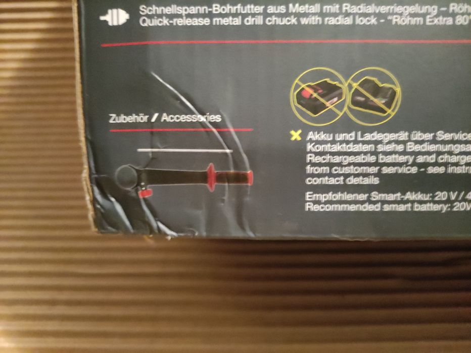 Bormasina cu percutie 150 Nm Parkside Performance pe acumulator de 20 V