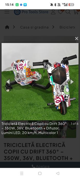 Tricicleta electrica drift noua