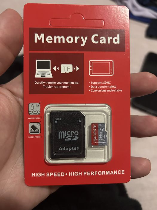 Card micro sd sony